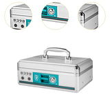 Maxbell Cash Lock Box Container Lock Safe Box Organizer Security Keepsake Money Tray 29.2cmx20.8cmx11cm