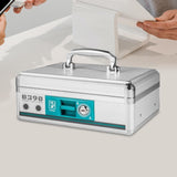 Maxbell Cash Lock Box Container Lock Safe Box Organizer Security Keepsake Money Tray 29.2cmx20.8cmx11cm