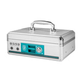 Maxbell Cash Lock Box Container Lock Safe Box Organizer Security Keepsake Money Tray 33.6cmx27.5cmx11cm