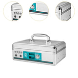 Maxbell Cash Lock Box Container Lock Safe Box Organizer Security Keepsake Money Tray 33.6cmx27.5cmx11cm