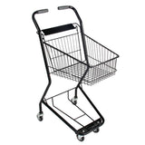 Maxbell Shopping Cart Two Layers Multipurpose Trolley for Kitchen Supermarket with Basket
