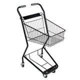 Maxbell Shopping Cart Two Layers Multipurpose Trolley for Kitchen Supermarket with Basket