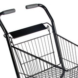 Maxbell Shopping Cart Two Layers Multipurpose Trolley for Kitchen Supermarket with Basket