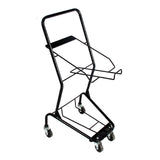 Maxbell Shopping Cart Two Layers Multipurpose Trolley for Kitchen Supermarket without Basket