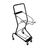 Maxbell Shopping Cart Two Layers Multipurpose Trolley for Kitchen Supermarket without Basket