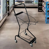 Maxbell Shopping Cart Two Layers Multipurpose Trolley for Kitchen Supermarket without Basket