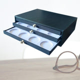 Maxbell Drawer Organizer Tray Sample Lens Desktop Container Glasses Len Display Case