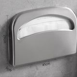 Maxbell Stainless Steel Bathroom Tissue Box Wall Mount for Farmhouse Cafe Restaurant