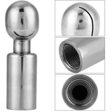Maxbell 3/8inch Rotary Spray Ball Stainless Steel Rustproof Efficient 360° Rotatable