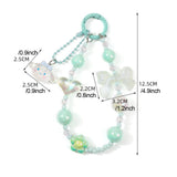Maxbell Phone Lanyard Chic Phone Strap Phone Chain Wristlet for Walking Phone