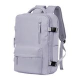 Maxbell Women Double Shoulder Bag Lightweight Travel Bag for Rucksack Overnight Bag light purple