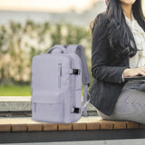 Maxbell Women Double Shoulder Bag Lightweight Travel Bag for Rucksack Overnight Bag light purple