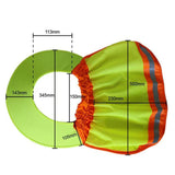 Maxbell Hard Hat Sun Shade Wide Brim Breathable Outdoor Activities Neck Shield Cover Green