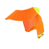 Maxbell Hard Hat Sun Shade Wide Brim Breathable Outdoor Activities Neck Shield Cover Orange