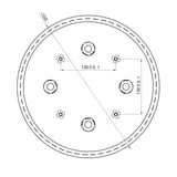 Maxbell Bar Stool Replacement Seat Only Beauty Salon Stool Living Room Club Seat Top Round