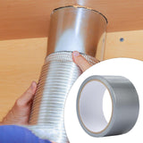 Maxbell Aluminum Foil Tape Duct Tape for Ductwork Hot Cold Air Ducts Dryer Vent Tape Fiberglass Cloth