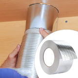 Maxbell Aluminum Foil Tape Duct Tape for Ductwork Hot Cold Air Ducts Dryer Vent Tape Textured Surface