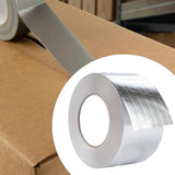 Maxbell Aluminum Foil Tape Duct Tape for Ductwork Hot Cold Air Ducts Dryer Vent Tape Textured Surface