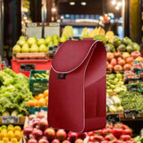 Maxbell Shopping Cart Replacement Bag Hand Carts Home Storage Trolley Cart Spare Bag Red