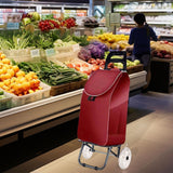 Maxbell Shopping Cart Replacement Bag Hand Carts Home Storage Trolley Cart Spare Bag Red