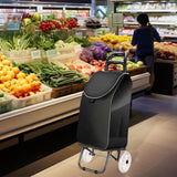 Maxbell Shopping Cart Replacement Bag Hand Carts Home Storage Trolley Cart Spare Bag Black
