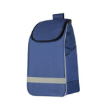 Maxbell Trolley Cart Spare Bag Storage Organizer Hand Cart Folding Shopping Cart Bag Blue