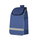 Maxbell Trolley Cart Spare Bag Storage Organizer Hand Cart Folding Shopping Cart Bag Blue