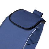 Maxbell Trolley Cart Spare Bag Storage Organizer Hand Cart Folding Shopping Cart Bag Blue