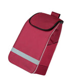 Maxbell Trolley Cart Spare Bag Storage Organizer Hand Cart Folding Shopping Cart Bag Red