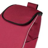 Maxbell Trolley Cart Spare Bag Storage Organizer Hand Cart Folding Shopping Cart Bag Red