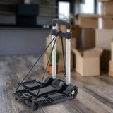 Maxbell Foldable Hand Truck Portable Luggage Sack Trolley for Travel Moving Shopping black with 2 wheel