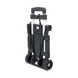 Maxbell Foldable Hand Truck Portable Luggage Sack Trolley for Travel Moving Shopping black with 2 wheel
