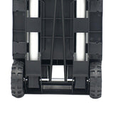 Maxbell Foldable Hand Truck Portable Luggage Sack Trolley for Travel Moving Shopping black with 4 wheels