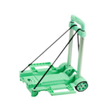 Maxbell Foldable Hand Truck Portable Luggage Sack Trolley for Travel Moving Shopping green with 2 wheel