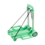 Maxbell Foldable Hand Truck Portable Luggage Sack Trolley for Travel Moving Shopping green with 2 wheel