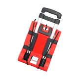Maxbell Foldable Hand Truck Portable Luggage Sack Trolley for Travel Moving Shopping red with 2 wheel