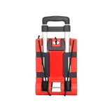 Maxbell Foldable Hand Truck Portable Luggage Sack Trolley for Travel Moving Shopping red with 2 wheel