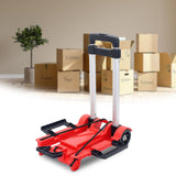 Maxbell Foldable Hand Truck Portable Luggage Sack Trolley for Travel Moving Shopping red with 2 wheel
