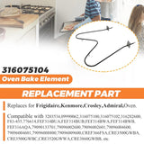 Maxbell Oven Heating Element Replacement 316075104 Compatible Sturdy Oven Repair Kit
