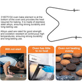 Maxbell Oven Heating Element Replacement 316075104 Compatible Sturdy Oven Repair Kit