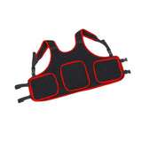 Maxbell Child Kids Motorcycle Chest Protector Vest for Skiing Bike Riding Red Edge