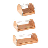 Maxbell Bread Display Cabinet Toast Cake Storage Tray for Cafe Table Kitchen Counter S