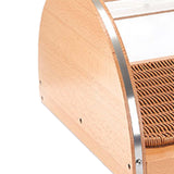 Maxbell Bread Display Cabinet Toast Cake Storage Tray for Cafe Table Kitchen Counter S