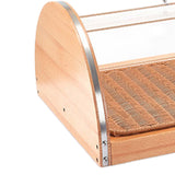 Maxbell Bread Display Cabinet Toast Cake Storage Tray for Cafe Table Kitchen Counter M
