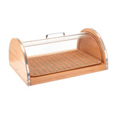 Maxbell Bread Display Cabinet Toast Cake Storage Tray for Cafe Table Kitchen Counter M