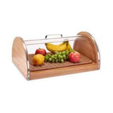 Maxbell Bread Display Cabinet Toast Cake Storage Tray for Cafe Table Kitchen Counter M