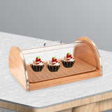 Maxbell Bread Display Cabinet Toast Cake Storage Tray for Cafe Table Kitchen Counter M