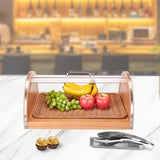 Maxbell Bread Display Cabinet Toast Cake Storage Tray for Cafe Table Kitchen Counter M