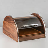 Maxbell Bread Display Cabinet Kitchen Storage Container for Pantry Coffee Shop Table