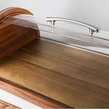 Maxbell Bread Display Cabinet Kitchen Storage Container for Pantry Coffee Shop Table